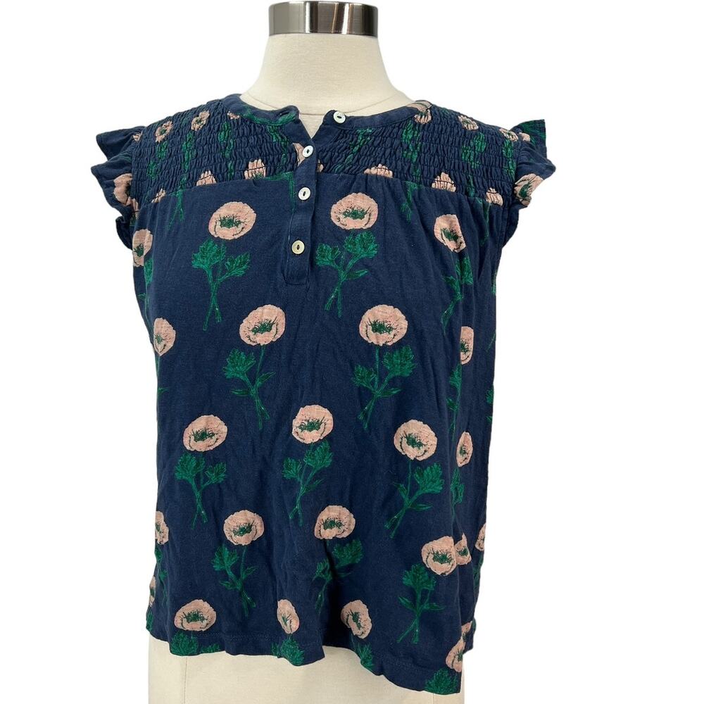 LUCKY BRAND Floral Print Sleeveless Top SZ MD